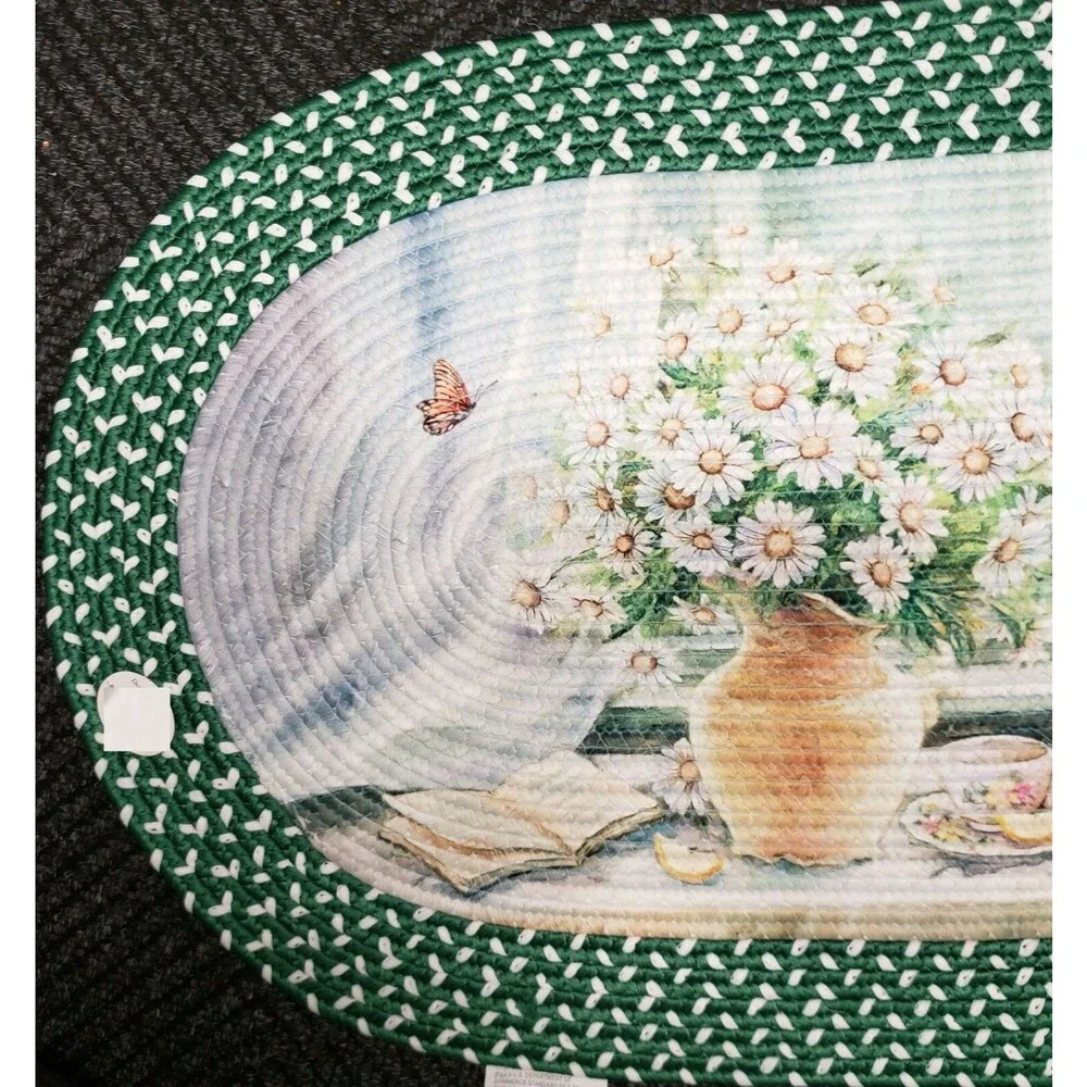 Oval Braided Kitchen Accent Rug (20
